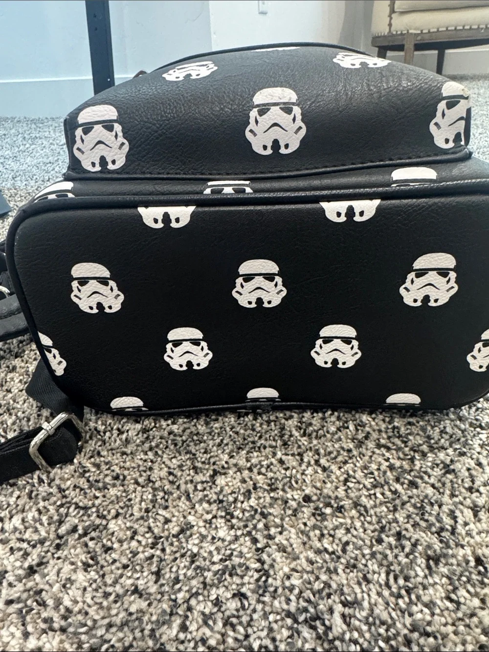 Loungefly Black Star Wars Stormtrooper Mini Backpack All Over Print